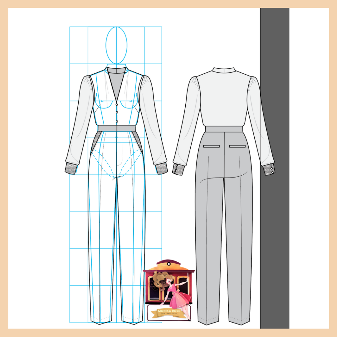 The Beginning of The Monika Rose SF Jumpsuit