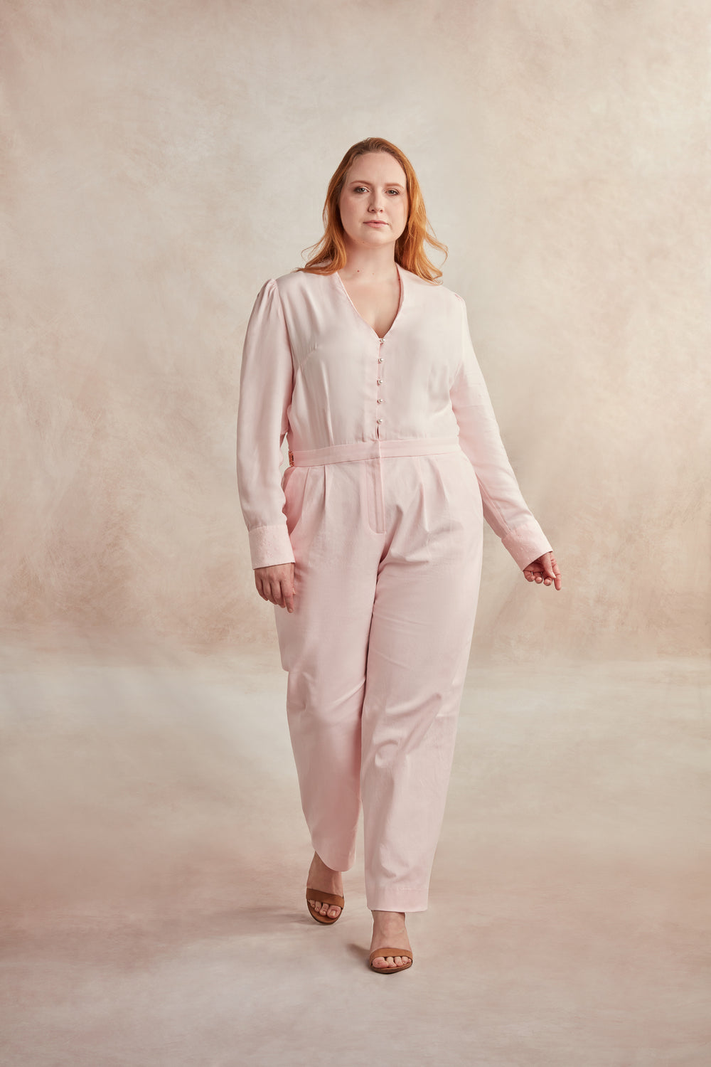 The Monika Rose SF Jumpsuit - Pink (final sale)