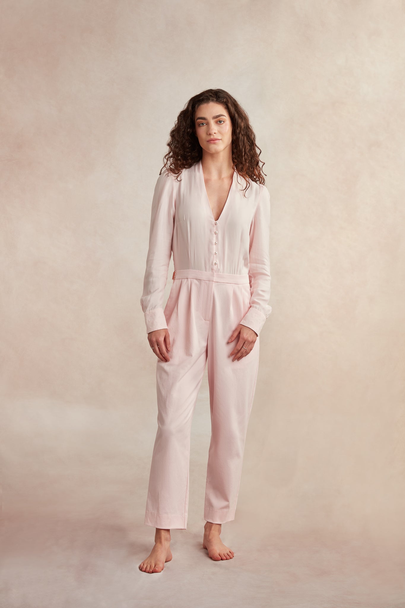 The Monika Rose SF Jumpsuit - Pink – Monika Rose San Francisco
