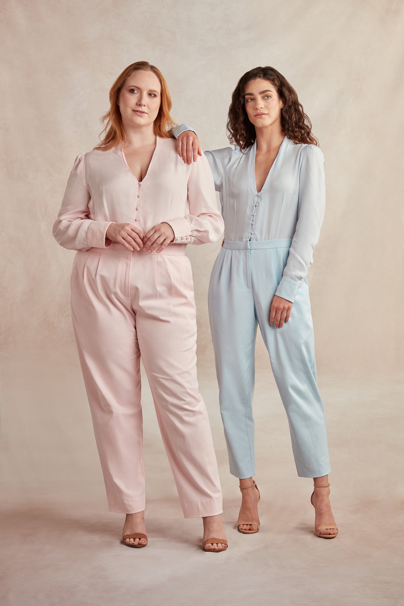 The Monika Rose SF Jumpsuit - Blue – Monika Rose San Francisco