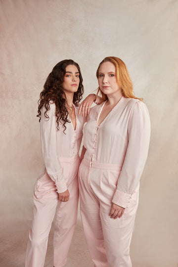 The Monika Rose SF Jumpsuit - Pink (final sale)
